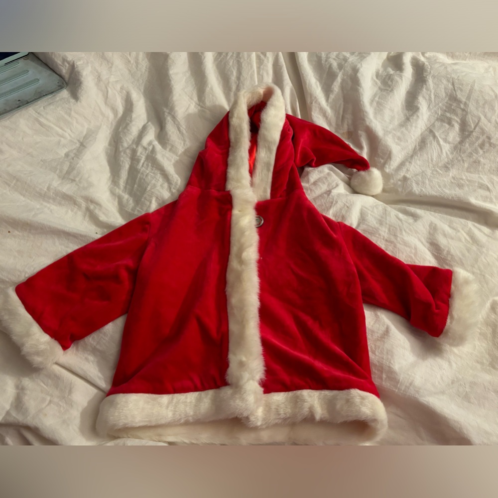 Winter Santa jacket for baby